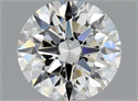 Natural Diamond 0.90 Carats, Round with Excellent Cut, G Color, VVS1 Clarity and Certified by GIA