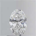 Diamante Natural 0.50 quilates, Ovalado , Color D, claridad SI1 y certificado GIA
