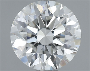 Picture of Natural Diamond 0.71 Carats, Round with Excellent Cut, F Color, VVS1 Clarity and Certified by GIA