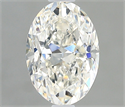 Natural Diamond 0.70 Carats, Oval with  Cut, I Color, VS1 Clarity and Certified by GIA
