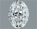 Natural Diamond 1.21 Carats, Oval with  Cut, F Color, SI2 Clarity and Certified by GIA