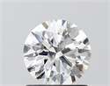 Lab Grown Diamond 1.00 Carats, Round with Ideal Cut, D Color, VVS2 Clarity and Certified by IGI