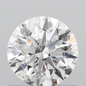Picture of Natural Diamond 0.70 Carats, Round with Excellent Cut, D Color, I1 Clarity and Certified by GIA