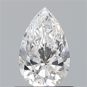 Picture of Natural Diamond 0.70 Carats, Pear with  Cut, D Color, IF Clarity and Certified by GIA