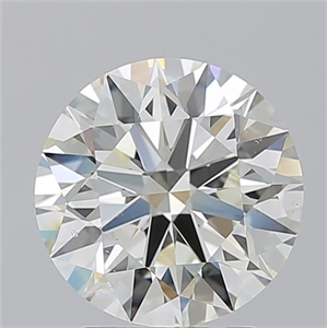 Foto Diamante Natural 3.03 quilates, Redondo , Color L, claridad SI1 y certificado GIA de