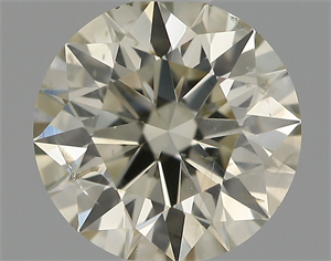 Picture of Natural Diamond 0.80 Carats, Round with Excellent Cut, K Color, SI2 Clarity and Certified by IGI