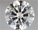 Lab Grown Diamond 7.02 Carats, Round with Excellent Cut, F Color, VVS1 Clarity and Certified by IGI