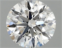 Lab Grown Diamond 1.03 Carats, Round with Excellent Cut, E Color, VVS2 Clarity and Certified by IGI