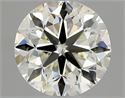 Natural Diamond 0.70 Carats, Round with Very Good Cut, K Color, SI1 Clarity and Certified by GIA