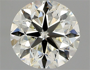 Picture of Natural Diamond 0.70 Carats, Round with Very Good Cut, K Color, SI1 Clarity and Certified by GIA