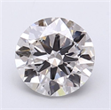 Lab Grown Diamond 1.73 Carats, Round with Excellent Cut, G Color, VS1 Clarity and Certified by IGI