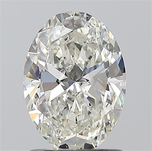 Picture of Natural Diamond 1.20 Carats, Oval with  Cut, I Color, SI2 Clarity and Certified by GIA