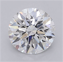 Del inventario de diamantes de laboratorio, 2.03 quilates, Redondo , Color D, claridad VVS2 y certificado IGI