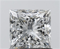 Natural Diamond 0.81 Carats, Princess with  Cut, G Color, VS2 Clarity and Certified by IGI