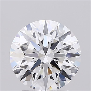 Picture of Lab Grown Diamond 1.94 Carats, Round with Ideal Cut, E Color, IF Clarity and Certified by IGI