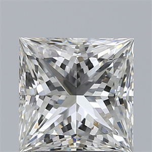 Picture of Natural Diamond 1.20 Carats, Princess with  Cut, H Color, VS1 Clarity and Certified by GIA