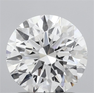 Picture of Lab Grown Diamond 1.50 Carats, Round with Excellent Cut, E Color, VS2 Clarity and Certified by IGI