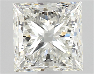 Picture of Natural Diamond 1.02 Carats, Princess with  Cut, J Color, VS1 Clarity and Certified by GIA