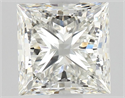 Natural Diamond 1.02 Carats, Princess with  Cut, J Color, VS1 Clarity and Certified by GIA