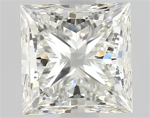 Picture of Natural Diamond 1.02 Carats, Princess with  Cut, J Color, VS1 Clarity and Certified by GIA