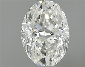 Foto Diamante Natural 0.70 quilates, Ovalado , Color I, claridad SI1 y certificado GIA de