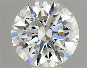 Foto Diamante Natural 0.44 quilates, Redondo , Color H, claridad IF y certificado GIA de