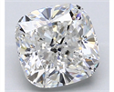 Natural Diamond 2.52 Carats, Cushion with  Cut, G Color, VS1 Clarity and Certified by GIA