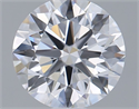 Lab Grown Diamond 1.01 Carats, Round with Ideal Cut, D Color, VS1 Clarity and Certified by IGI