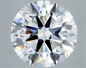Picture of Natural Diamond 5.42 Carats, Round with Excellent Cut, D Color, VS2 Clarity and Certified by GIA