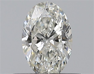 Picture of Natural Diamond 0.40 Carats, Oval with  Cut, H Color, SI1 Clarity and Certified by GIA