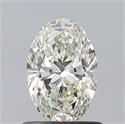Diamante Natural 0.70 quilates, Ovalado , Color I, claridad VS1 y certificado GIA