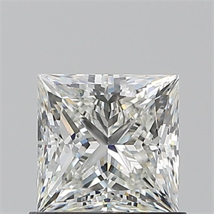 Picture of Natural Diamond 0.90 Carats, Princess with  Cut, H Color, VS2 Clarity and Certified by GIA