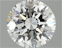 Del inventario de diamantes de laboratorio, 2.10 quilates, Redondo , Color F, claridad VVS2 y certificado IGI