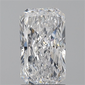 Picture of Natural Diamond 1.50 Carats, Radiant with  Cut, D Color, SI2 Clarity and Certified by GIA