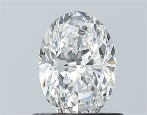 Picture of Natural Diamond 0.71 Carats, Oval with  Cut, F Color, IF Clarity and Certified by GIA