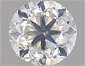 Natural Diamond 1.00 Carats, Round with Fair Cut, H Color, SI2 Clarity and Certified by HRD