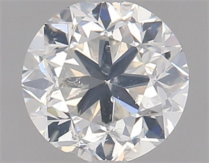 Picture of Natural Diamond 1.00 Carats, Round with Fair Cut, H Color, SI2 Clarity and Certified by HRD