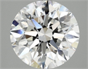 Lab Grown Diamond 3.93 Carats, Round with Excellent Cut, E Color, VVS2 Clarity and Certified by IGI