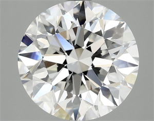 Picture of Lab Grown Diamond 3.93 Carats, Round with Excellent Cut, E Color, VVS2 Clarity and Certified by IGI
