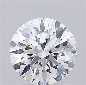 Picture of Lab Grown Diamond 1.51 Carats, Round with Ideal Cut, D Color, VVS2 Clarity and Certified by IGI