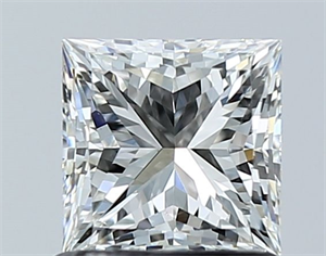 Picture of Natural Diamond 1.01 Carats, Princess with  Cut, G Color, VS1 Clarity and Certified by GIA