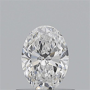 Picture of Natural Diamond 0.55 Carats, Oval with  Cut, D Color, VS2 Clarity and Certified by GIA