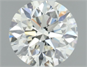 Natural Diamond 0.61 Carats, Round with Excellent Cut, I Color, VS2 Clarity and Certified by IGI