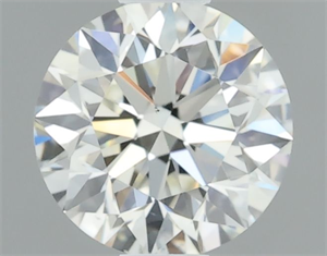 Picture of Natural Diamond 0.61 Carats, Round with Excellent Cut, I Color, VS2 Clarity and Certified by IGI