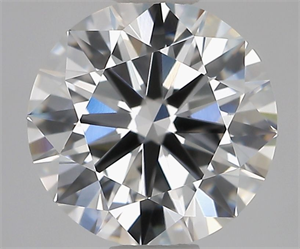 Picture of Lab Grown Diamond 1.56 Carats, Round with Ideal Cut, E Color, VVS2 Clarity and Certified by IGI