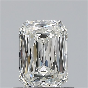Picture of Natural Diamond 0.66 Carats, Radiant with  Cut, H Color, VVS2 Clarity and Certified by GIA