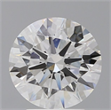 Lab Grown Diamond 3.10 Carats, Round with Ideal Cut, E Color, VVS2 Clarity and Certified by IGI