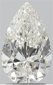 Foto Diamante Natural 1.70 quilates, De pera , Color I, claridad VS2 y certificado GIA de