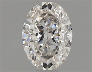 Picture of Natural Diamond 0.56 Carats, Oval with  Cut, H Color, VS1 Clarity and Certified by GIA