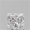 Natural Diamond 0.80 Carats, Princess with  Cut, D Color, VS1 Clarity and Certified by GIA
